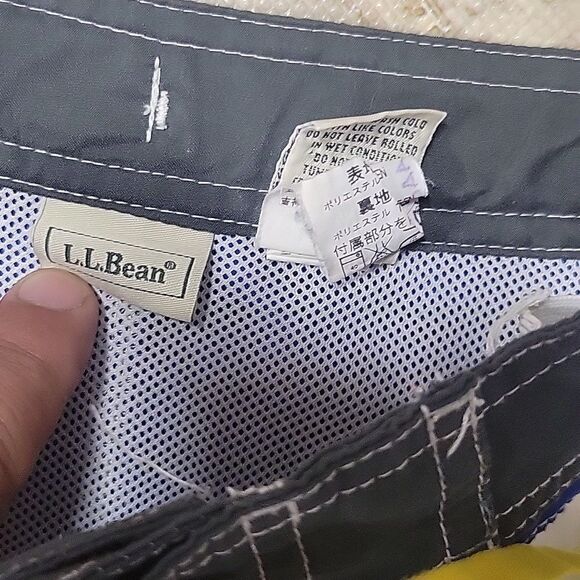 L.L.BEAN YOUTH BOYS LINED BOARD SHORTS SIZE 12 - Picture 3 of 6